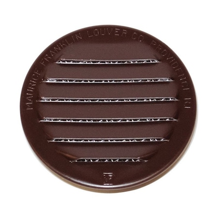 Maurice Franklin Lou Maurice Franklin Louver 1 in. W X 1 in. L Gloss Brown Aluminum Mini Louver RLB-100 1